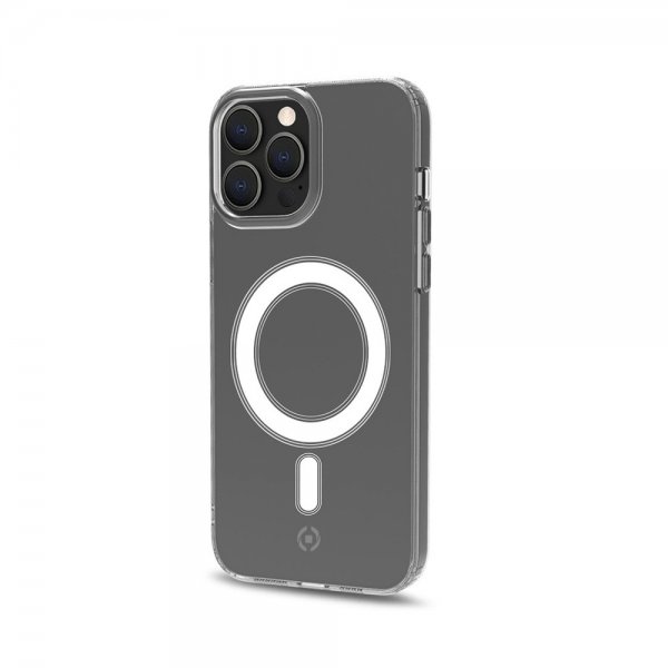 Celly iPhone 13 Pro Max Cover GELSKINMAG MagSafe Transparent