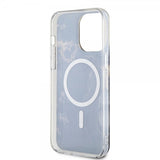 Guess iPhone 13 Pro Max Cover Golden Marble MagSafe Sort