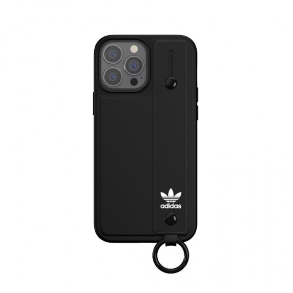 Adidas iPhone 13 Pro Max Cover Håndstrop Case Sort