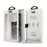 Karl Lagerfeld iPhone 13 Pro Max Cover Liquid Glitter Gatsby Sort