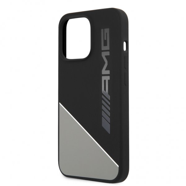 AMG iPhone 13 Pro Max Cover Liquid Silikone Two Tone Grå