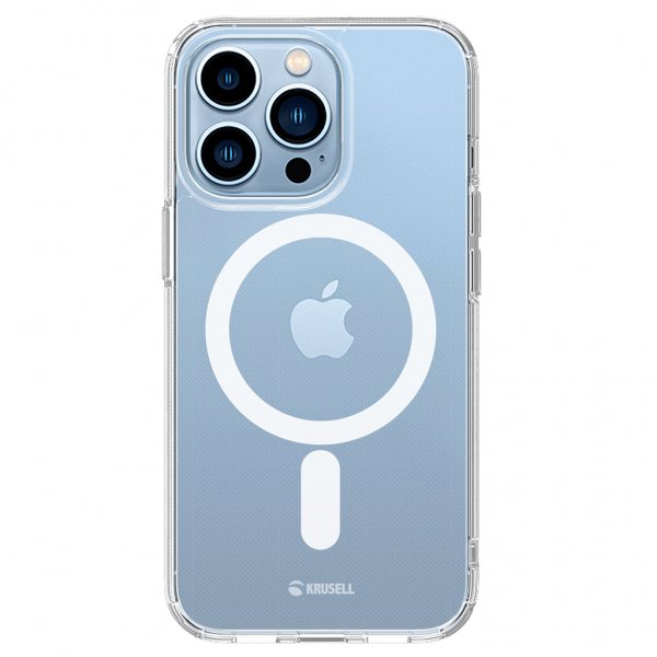 Krusell iPhone 13 Pro Max Cover MagSafe Clear Cover Transparent