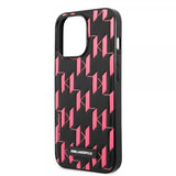 Karl Lagerfeld iPhone 13 Pro Max Cover Monogram Pattern Rosa
