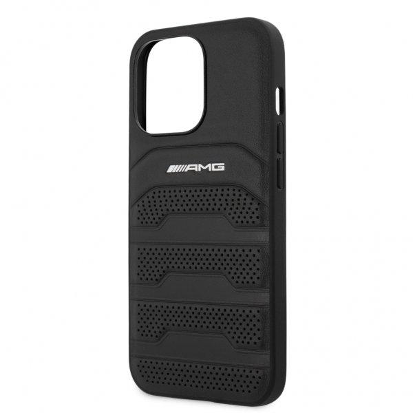 AMG iPhone 13 Pro Max Cover Perforeret Sort