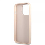 Guess iPhone 13 Pro Max Cover Printed Stripe Bottom Rosa
