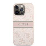 Guess iPhone 13 Pro Max Cover Printed Stripe Rosa
