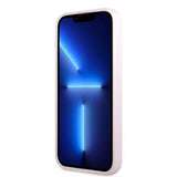 Guess iPhone 13 Pro Max Cover Saffiano Metal Logo Lilla