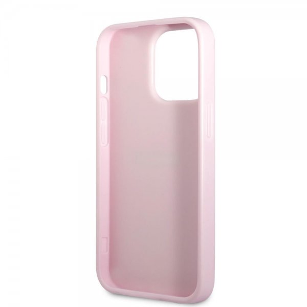 Guess iPhone 13 Pro Max Cover Saffiano Metal Logo Lilla