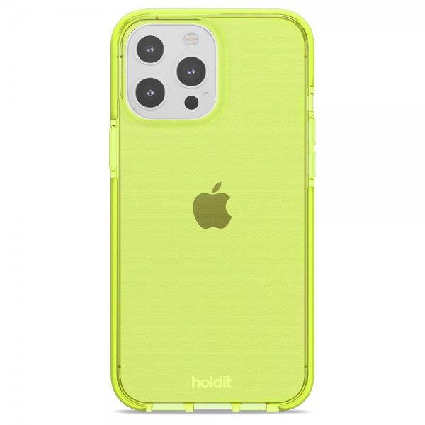 holdit iPhone 13 Pro Max Cover Seethru Acid Green
