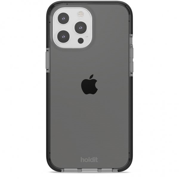 holdit iPhone 13 Pro Max Cover Seethru Sort