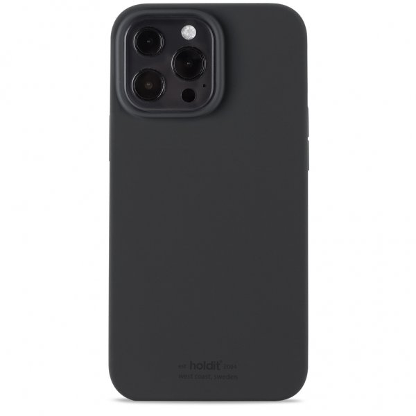 Holdit iPhone 13 Pro Max Cover Silikone Sort