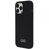 Audi iPhone 13 Pro Max Cover Silikone Sort