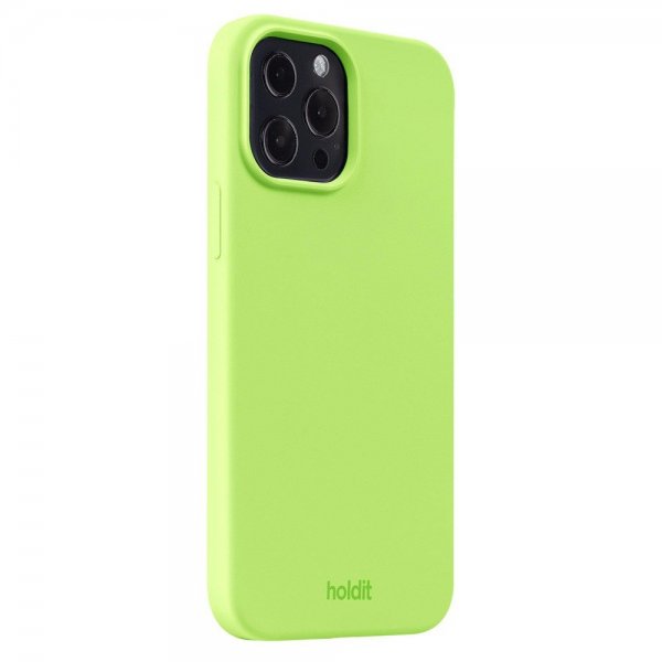 Holdit iPhone 13 Pro Max Cover Silikone Acid Green