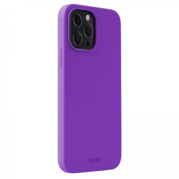 holdit iPhone 13 Pro Max Cover Silikone Bright Purple