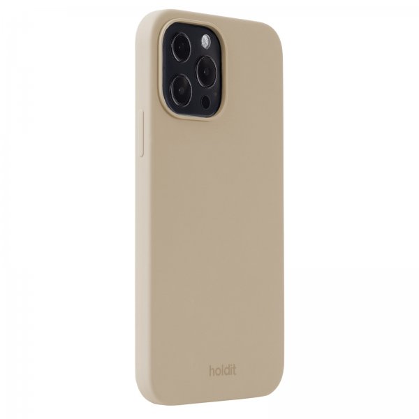 holdit iPhone 13 Pro Max Cover Silikone Latte Beige