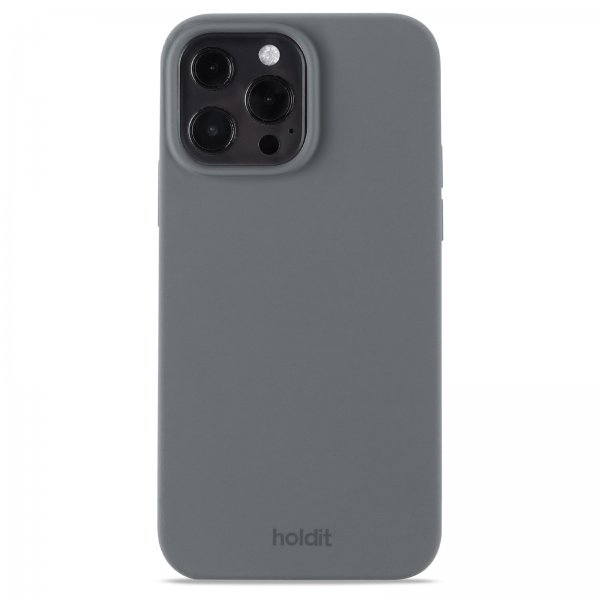 holdit iPhone 13 Pro Max Cover Silikone Space Gray