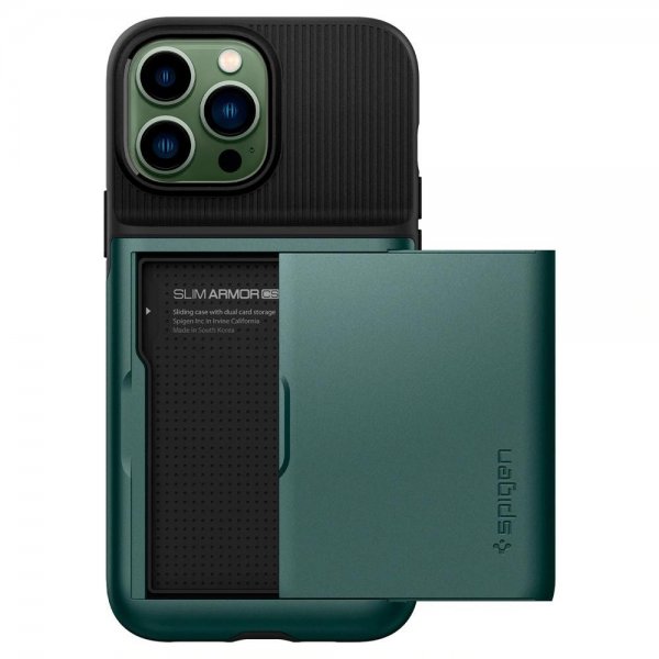 Spigen iPhone 13 Pro Max Cover Slim Armor CS Midnight Green