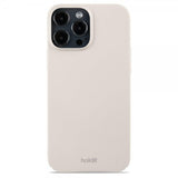holdit iPhone 13 Pro Max Cover Slim Case Light Beige