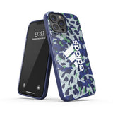 Adidas iPhone 13 Pro Max Cover Snap Case Leopard Bold Blue