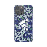 Adidas iPhone 13 Pro Max Cover Snap Case Leopard Bold Blue
