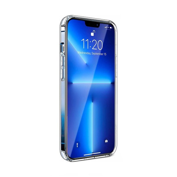 Rvelon iPhone 13 Pro Max Cover Stødsikkert Transparent