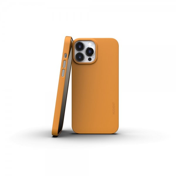 Nudient iPhone 13 Pro Max Cover Tyndt Cover V3 MagSafe Saffron Yellow