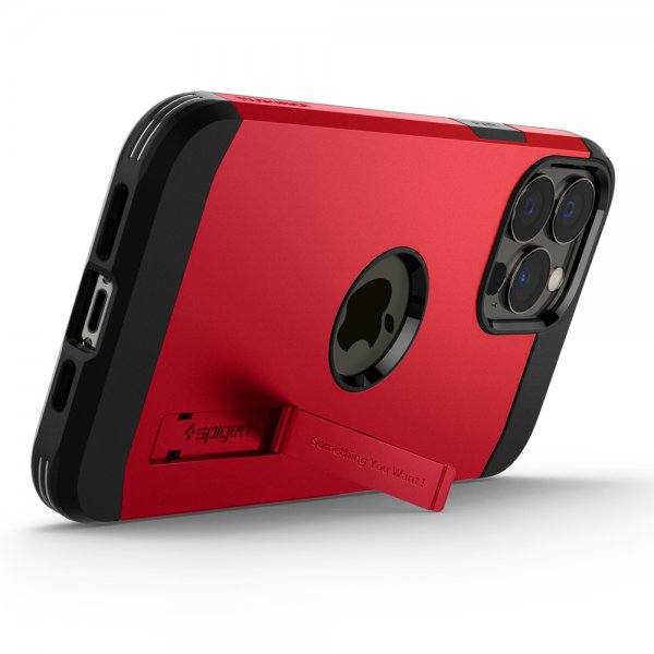 Spigen iPhone 13 Pro Max Cover Tough Armor Rød