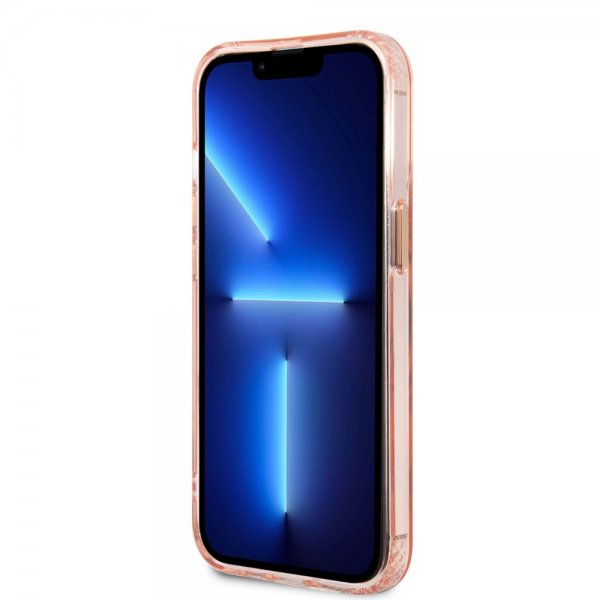 Guess iPhone 13 Pro Max Cover Gennemsigtig MagSafe Rosa