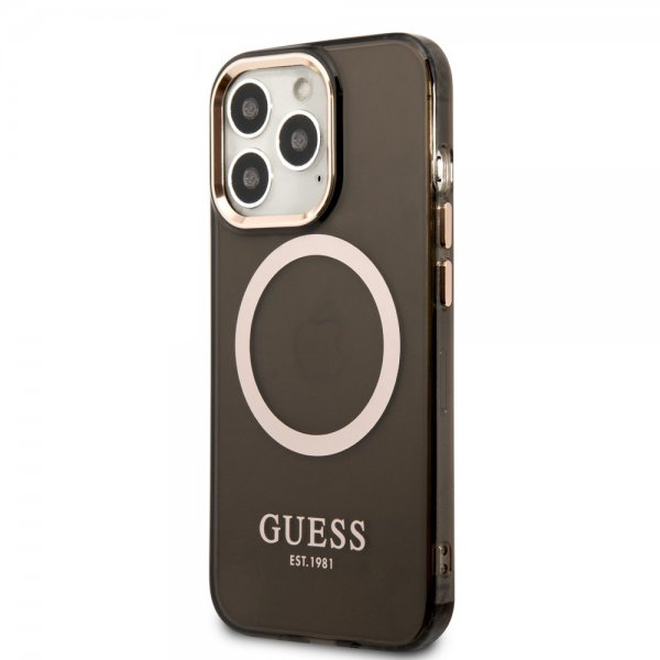 Guess iPhone 13 Pro Max Cover Translucent MagSafe Sort