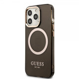 Guess iPhone 13 Pro Max Cover Translucent MagSafe Sort