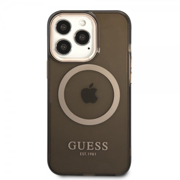 Guess iPhone 13 Pro Max Cover Translucent MagSafe Sort