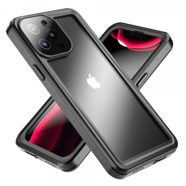 Redpepper iPhone 13 Pro Max Cover Vandafvisende IP68 Sort