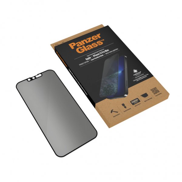 PanzerGlass iPhone 13 Pro Max Skærmbeskyttelse Edge-to-Edge Case Friendly Privacy