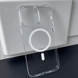iPhone 13 Pro Cover Korrugeret MagSafe Transparent