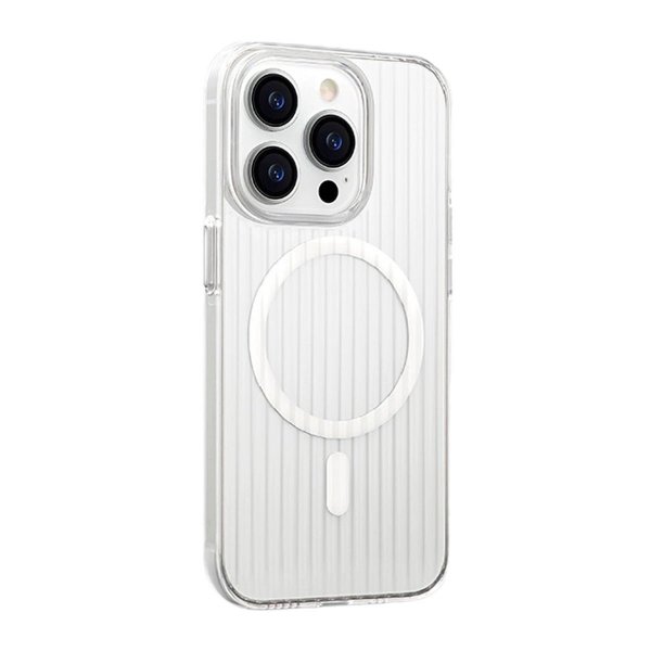 iPhone 13 Pro Cover Korrugeret MagSafe Transparent