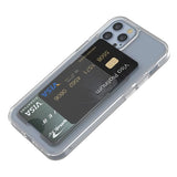 Rvelon iPhone 13 Pro Cover Kortholder Transparent