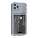 Rvelon iPhone 13 Pro Cover Kortholder Transparent