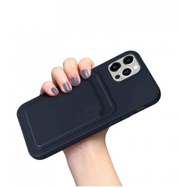 iPhone 13 Pro Cover Kortholder Blå