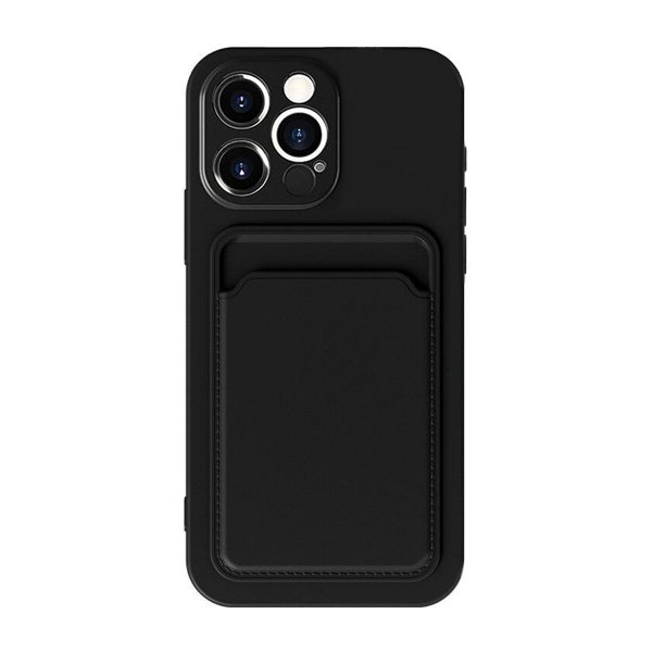 iPhone 13 Pro Cover Kortholder Sort