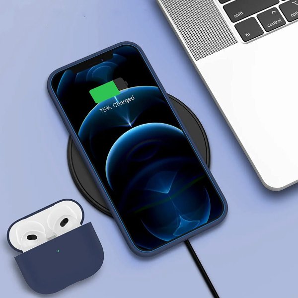 Rvelon iPhone 13 Pro Silikonecover Blå