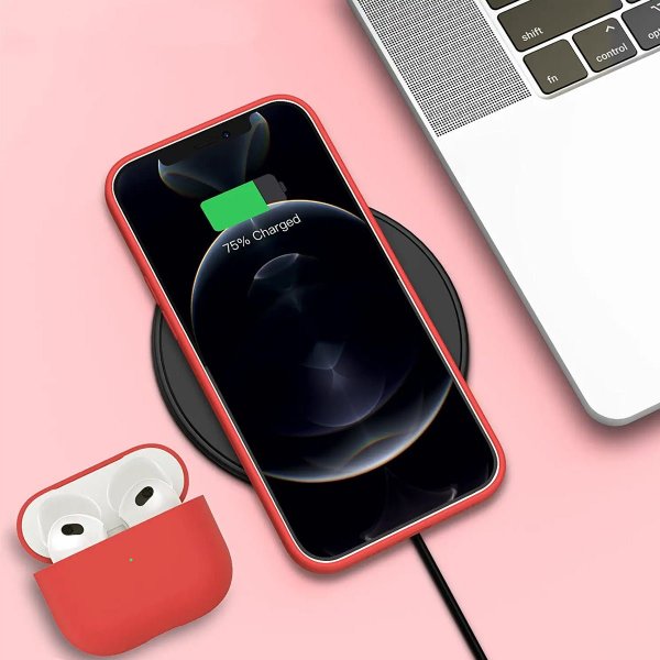 Rvelon iPhone 13 Pro Silikonecover Rosa