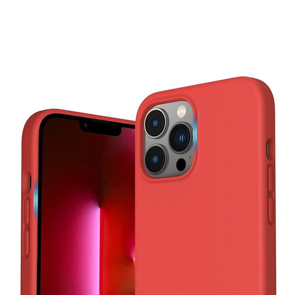Rvelon iPhone 13 Pro Silikonecover Rosa