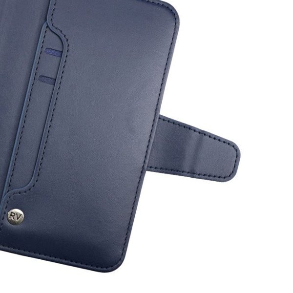 Rvelon iPhone 13 Pro Etui med udfoldelig kortlomme Blå