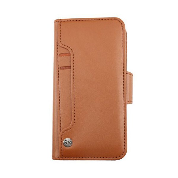 Rvelon iPhone 13 Pro Etui med udfoldeligt kortrum Brun