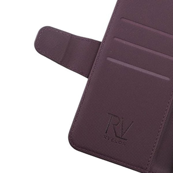 Rvelon iPhone 13 Pro Etui med udfoldeligt kortrum Lilla