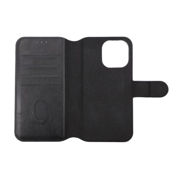 Rvelon iPhone 13 Pro Etui Magnetisk aftageligt Cover Sort