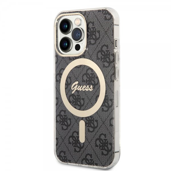 Guess iPhone 13 Pro Skal 4G Pattern MagSafe Sort