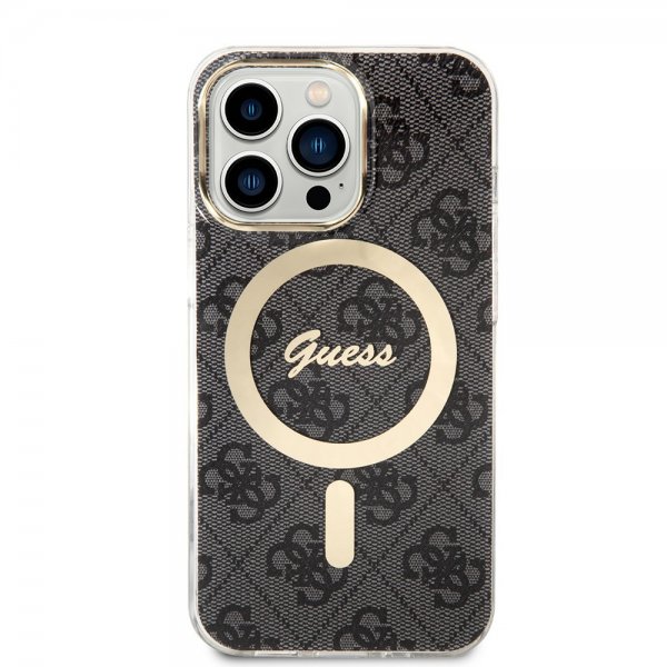 Guess iPhone 13 Pro Skal 4G Pattern MagSafe Sort