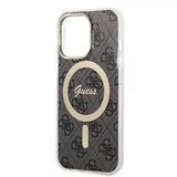 Guess iPhone 13 Pro Skal 4G Pattern MagSafe Sort