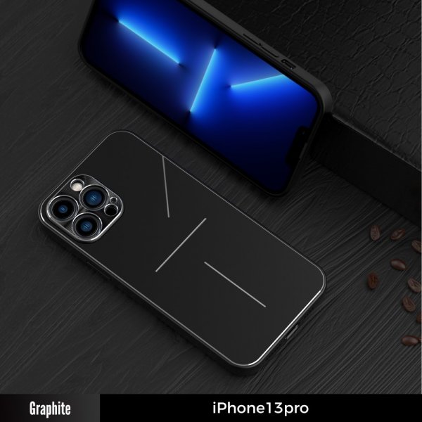 R-JUST iPhone 13 Pro Cover Aluminium Sort